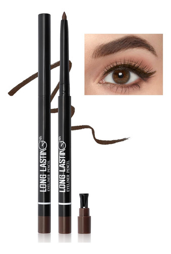 Erinde Lápiz Delineador De Ojos De Gel Impermeable, Delinead