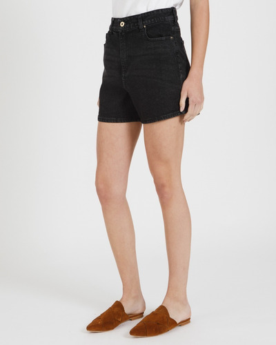 Short Anikka Black Denim Wanama Oficial