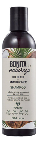 Condicionador Bonita Por Natureza Hidratação Coco 240ml