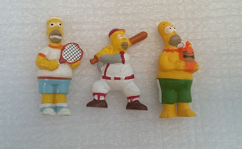 Muñecos Simpsons Chocolatin Jack Chiquitos X 3 Homeros