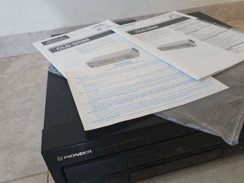 Laserdisc Ld Player Pioneer Cld D500 Novo Raridade Sem Uso!