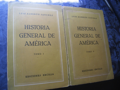 Historia General De América En Dos Tomos Año 1949 Ercilla