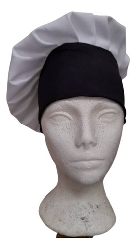 Gorro Tipo Hongo En Poliester Minimat Gabardina Mini Chef