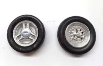Comprar 2 Llantas Con Rines Para Carros A Escala 1\u002F25 
