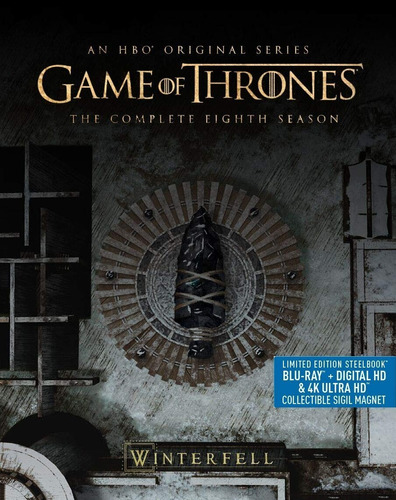 Game Of Thrones Temp 8 Limited Edition Steelbok 4k + Blu-ray