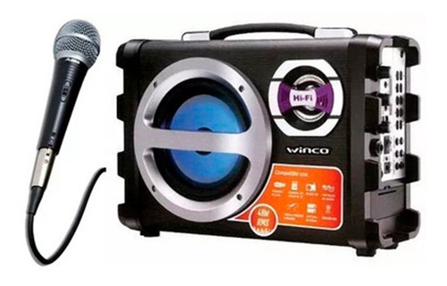 Parlante Portatil Winco W209 Bluetooth Usb Sd Karaoke Cuotas