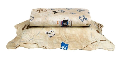 Colcha Patchwork Ultrasonic Solteiro Infantil Pirata Sultan