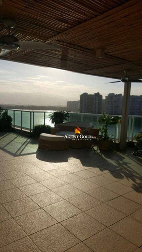 Imagem 6 de 28 de Cobertura Com 4 Dormitórios À Venda, 320 M² Por R$ 3.099.000,00 - Barra Da Tijuca - Rio De Janeiro/rj - Co0268