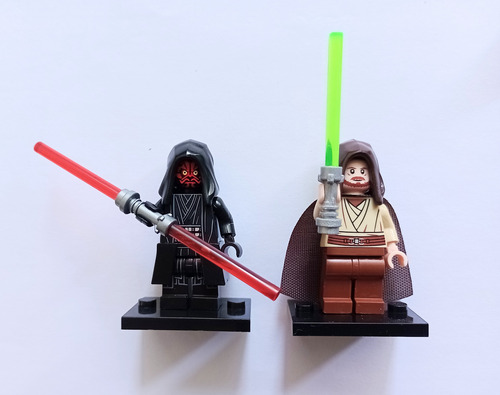 Qui Gone Jinn Darth Maul Figura Star Wars Amenaza Fantasma