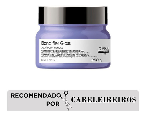 Máscara Capilar Serie Expert Blondifier Gloss 250ml L'oreal