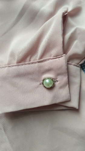 Blusa Palo Rosa Con Lentejuelas Talla S Nueva En Stock