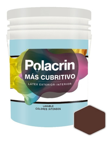  Polacrin Color Interior Exterior 13 Colores Mate 20 Litros