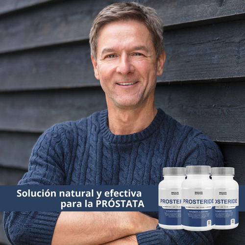 Suplemento Prosteride 90 Cápsulas Prostata Salud Masculina