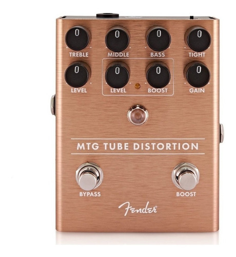 Fender Mtg Tube Distortion Pedal Valvular Distorsión Oferta!