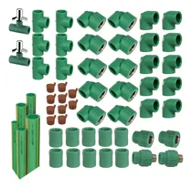 Comprar Combo Kit Fusion Instalacion Baño Completo 20 Mm + 4 Caños