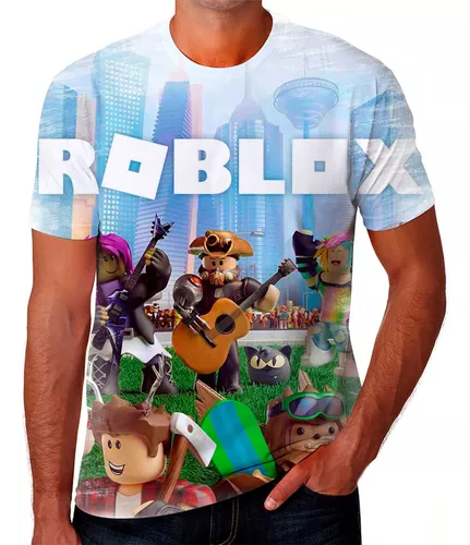 Camiseta Infantil Personalizada Roblox Jogo Gamer - 1108 - Escorrega o Preço