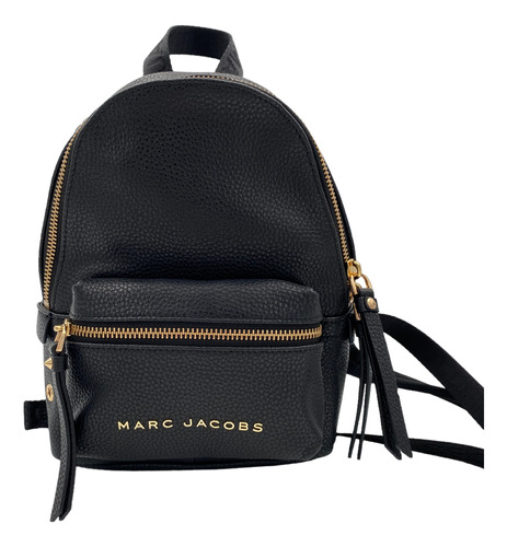 Marc Jacobs Backpack Mini Negra De Piel Nueva Original