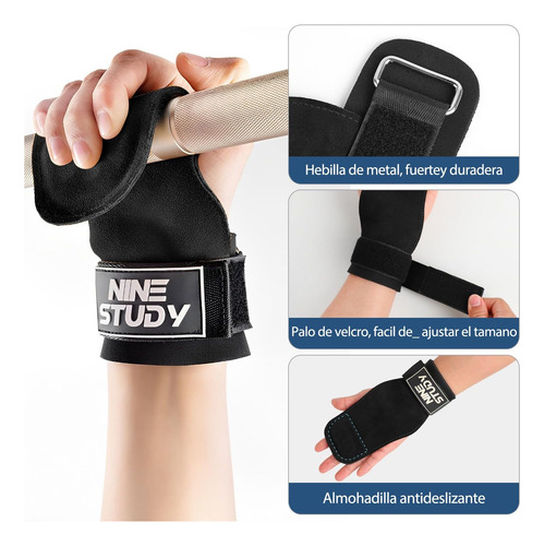 Ajustables Muñequeras Para Gym Mujer Tipo Straps Talla M