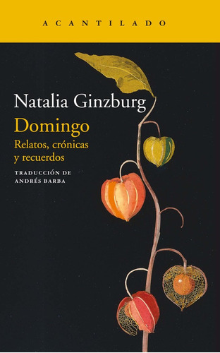 Libro Domingo - Ginzburg, Natalia