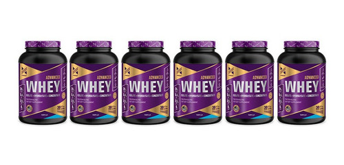 Advanced Whey Protein Xtrenght 2lbs X 6 Un Blend Sabor Vainilla