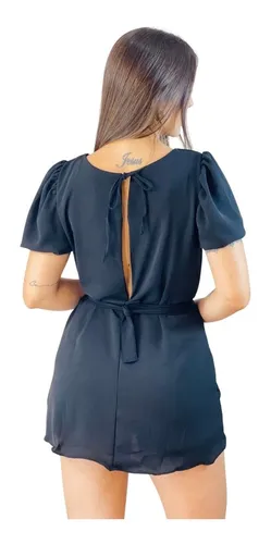 Macaquinho parece vestido hot sale