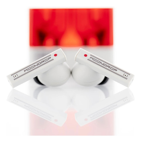 Fone De Ouvido Moondrop Ultrasonic Tws Anc Hybrido In Ear Branco