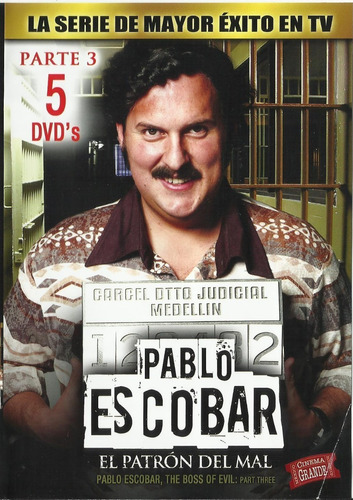 Pablo Escobar, El Patrón Del Mal Parte 3 Dvd Serie Nuevo 