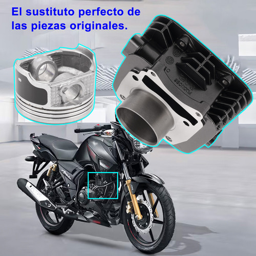 Kit De Cilindro Completo Para Tvs Apache Rtr 180 Alta Calida