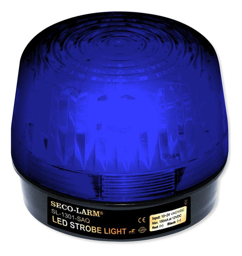 Seco-larm Sl-1301-saq B Luz Estroboscopica Pra Lente Azul 10