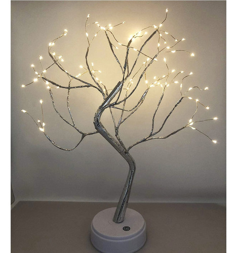 Luminária Árvore Led Cerejeira Natal Decoração Luz Usb 50cm 110v