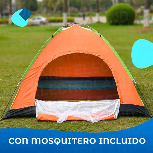 Imagen 5 de 10 de Carpa Igloo 4 Personas Armado Automatico 2x2 Iglu Impermeabl