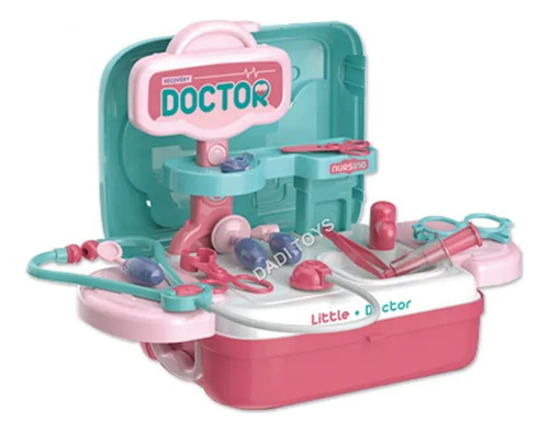 Set Medico Para Niñas Doctor3 En 1 Convierte Maletín 008-975