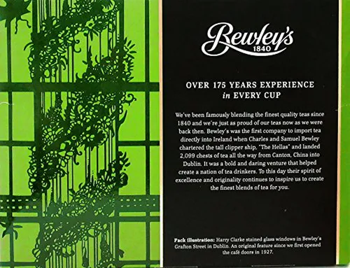 Té Irlandés Para Desayuno Bewley's 250 G 80 Bolsitas