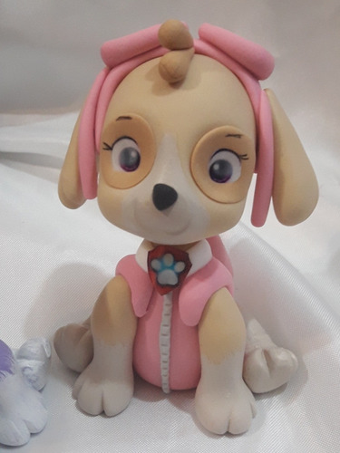 Adorno Torta Perritos Paw Patrol Patrulla Canina Porcela Fri