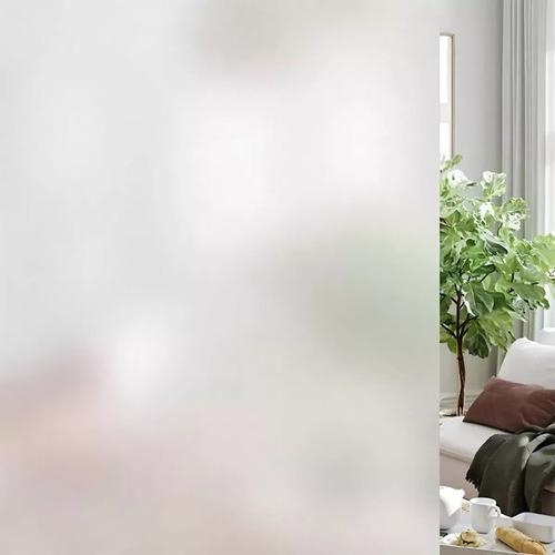 Sjrohe Mantas Película De Privacidad Para Vidrio Esmerilado, Con Revestimiento Adhesivo Electrostático, Ideal Para Decoración De Ventanas Y Vidrios, Ideal Para El Hogar Y La Oficina, 60cmx500cm