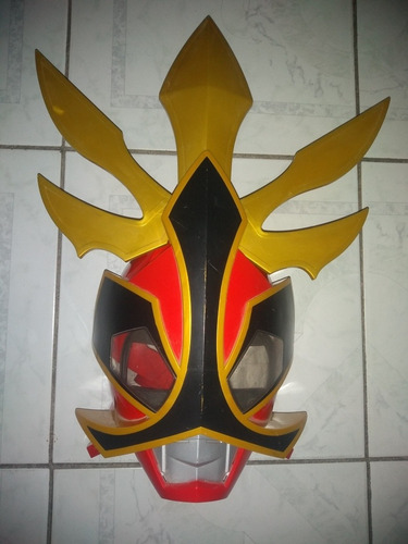Halloween Máscara Power Ranger Samurai Shogun Electrónica