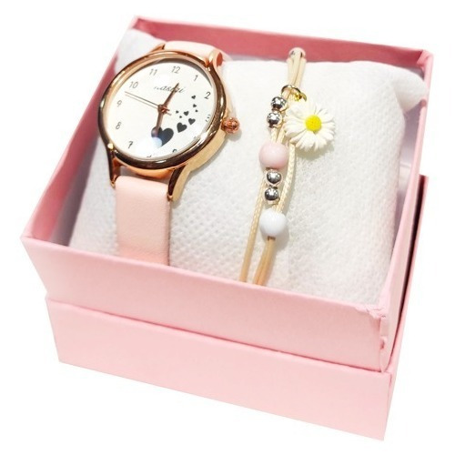 Set Reloj Corazones De Tienda Que Regalo