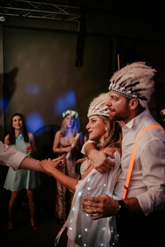 Coronas Cacique De Plumas Para Casamiento Novios De Jauja