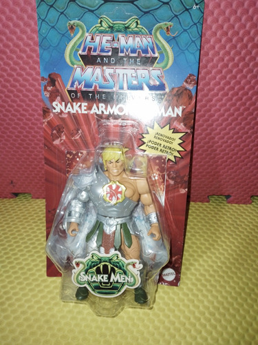 Snake Armor He-man Masters Of The Universe Origins Mattel (Usado)