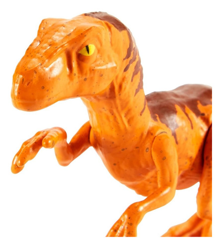 Jurassic World Rebirth Dinosaurio Velociraptor Tigre 15cm