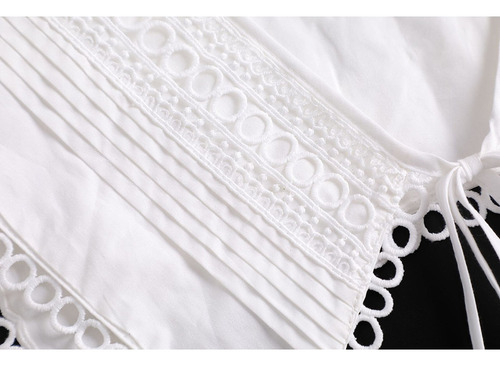 Decoración De Cuello Falso Blanco De Moda Para Mujer.