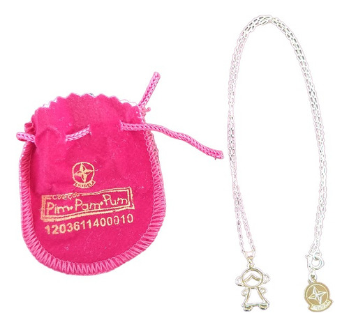 Brinquedo Corrente Pingente Pim Pam Pum Estrela Menina Leia (Usado)