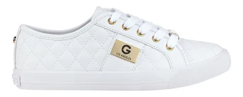 bolsillo Autónomo jugador Tenis Guess Mujer Blancos | MercadoLibre 📦