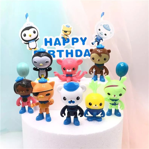 Octonautas Mini Figuras Articulada Juguete Muñecos Kit