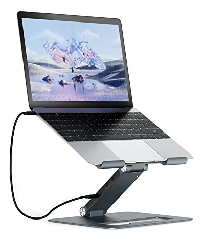 Soporte Portátil Ajustable Wavlink Con Usb C Dock