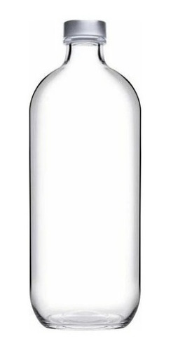 Botella Pasabahce 500ml Tapa A Rosca Agua Jugo Vidrio Grueso