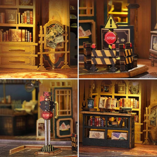 Kits De Muebles Para Casa De Muñecas En Miniatura, Caja De