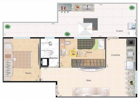 Imagem 5 de 9 de Apartamento Novo Itaquera - Ap1169