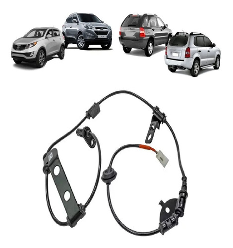 Sensor Abs Traseiro Lado Esq Hyundai Tucson/ix35kia Sportage