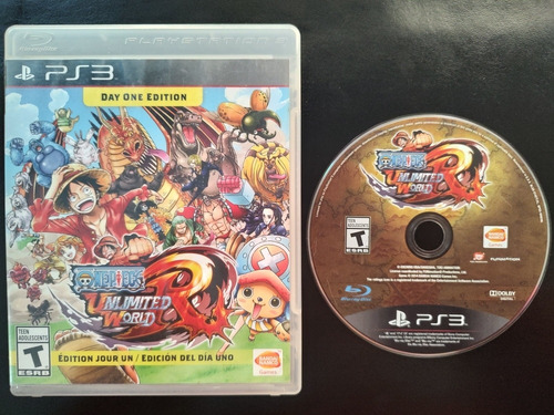 One Piece Unlimited World Red Ps3 Playstation 3 Original Bue
